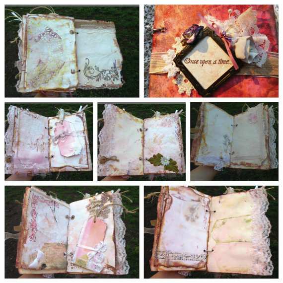 rustic, custom wedding guest book, shabby chic and burlap