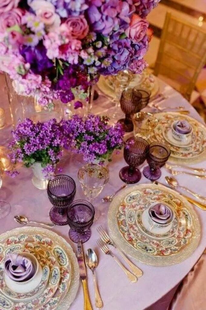 beautiful, location, violet and flowers