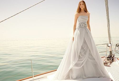 naturla waist, chiffon and flowers