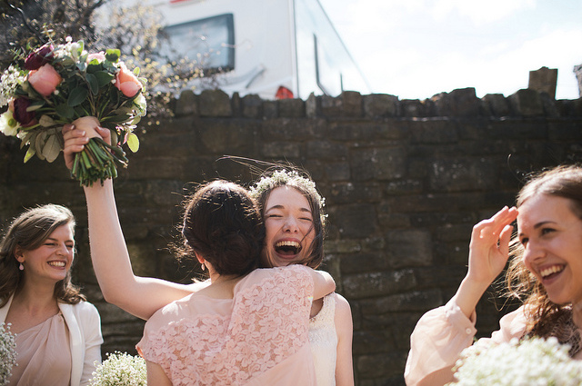 maid of honour, lovely and flowers