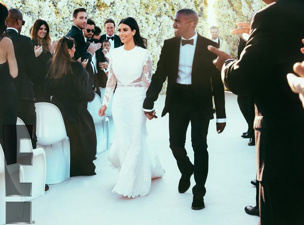 kimye wedding, kanye west and kim kardashian wedding