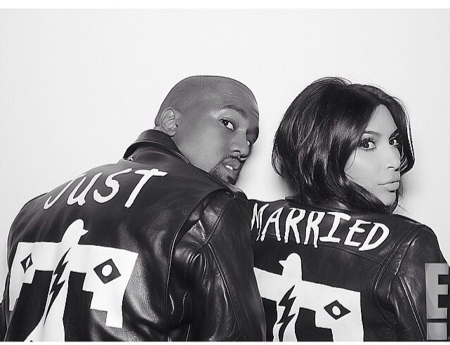 kimye wedding, kim kardashian, mr and mrs west and kanye west