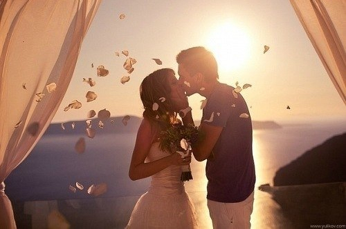 nature, couple and love