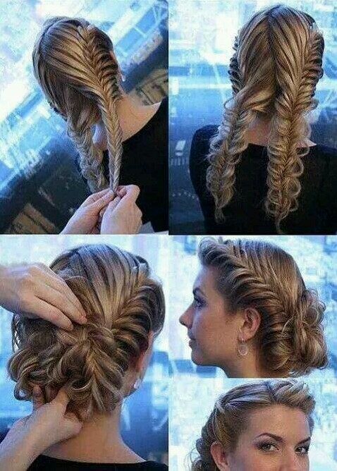 hair styles, braid, french and easy hair style