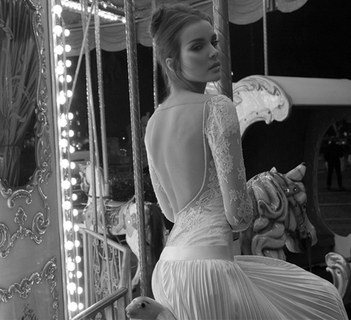 vintage, bride, black and white and dress