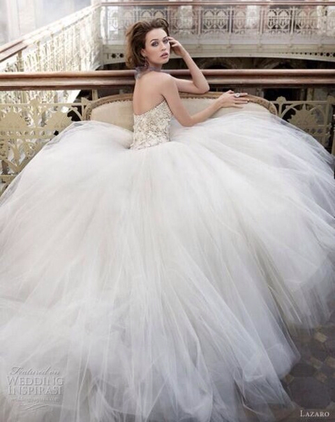 poofy, white, tool and princess dress