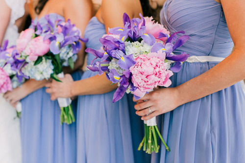 lavander, bouquet and maids