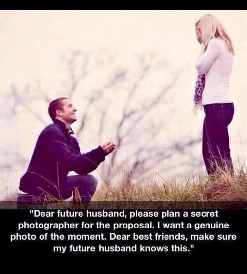 photos, proposal, ideas and want that