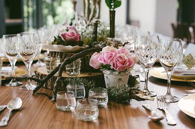 reception, table setting and wedding reception