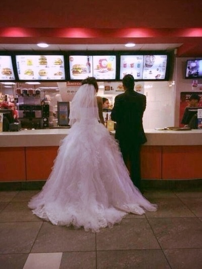 mcdonald wedding?, funny and blonde