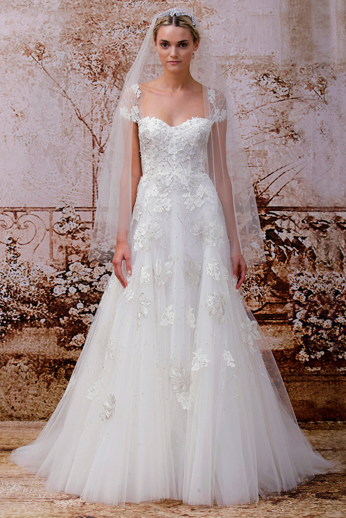 white, monique, dress and lhuillier