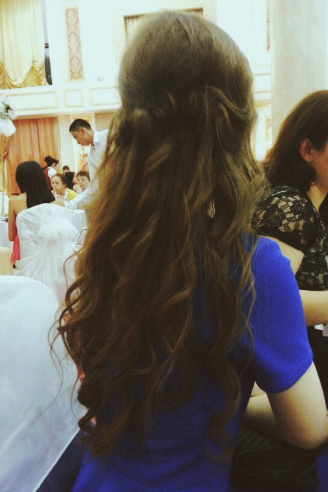 curly hair, happy, head and holiday