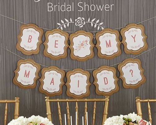 banners, shower and rustic