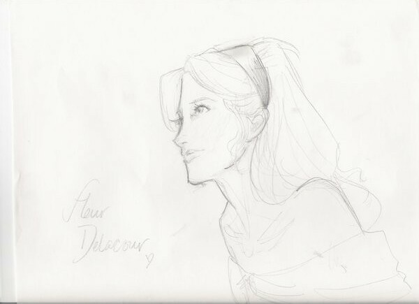 fleur delacour, beautiful and harry potter