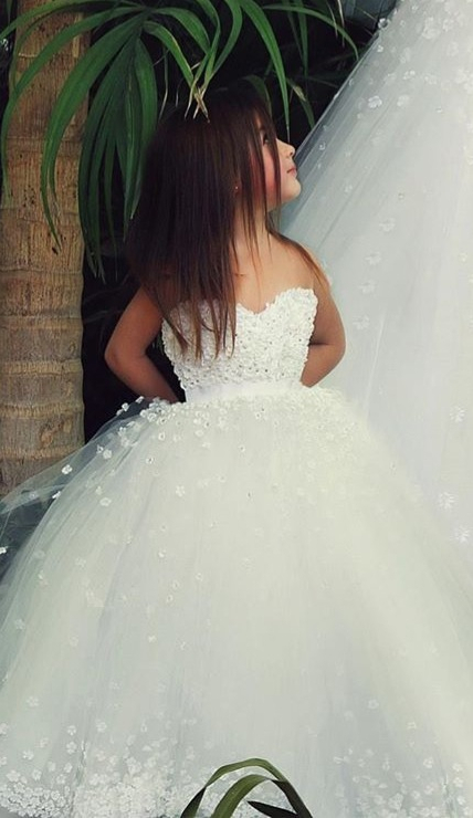 wedding dress, cute girl and angle