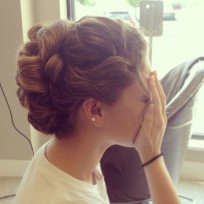 lovely, Prom and hairstyle
