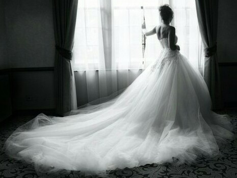 wedding dress white