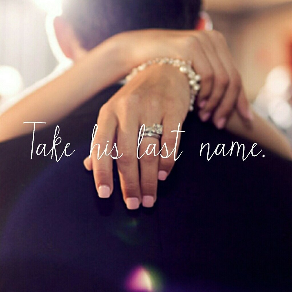 perfect, in love, together and his last name