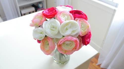 love, white and rose