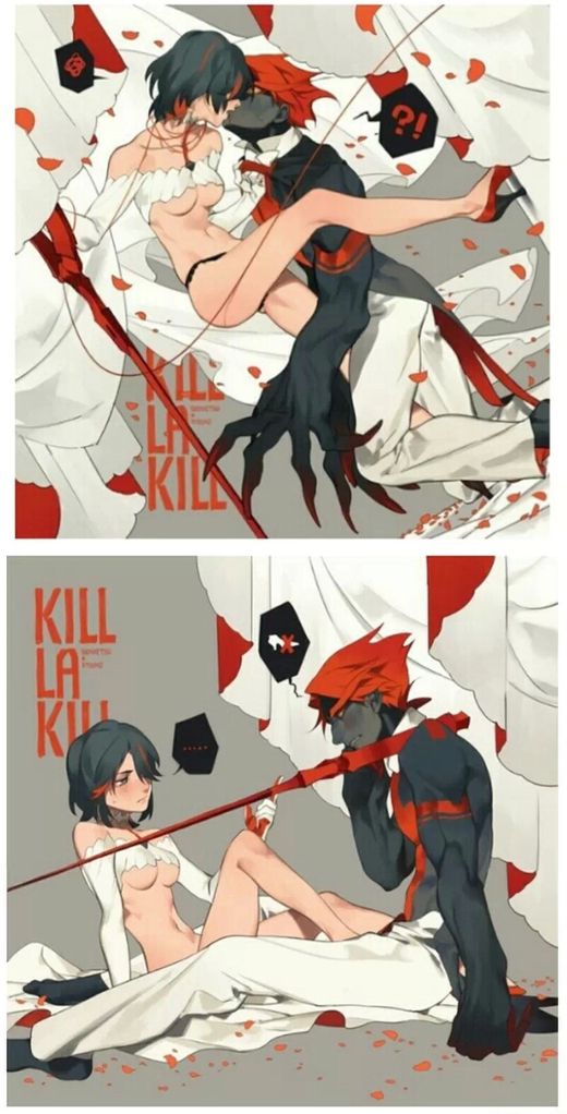 anime kiss, kill la kill and anime