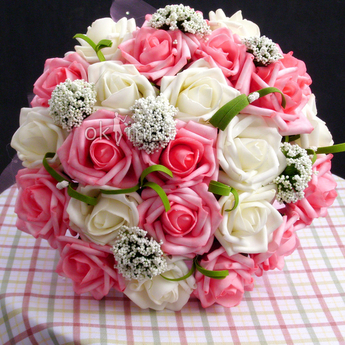 flowers for wedding, okmi.it and pink