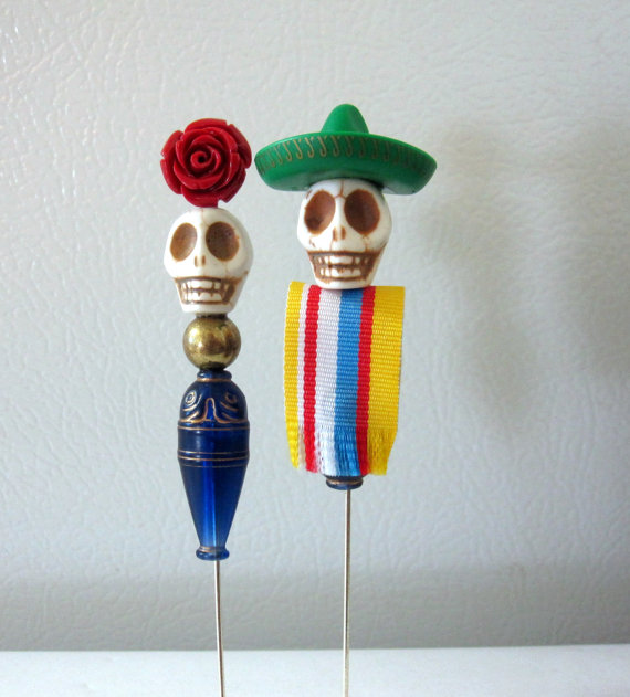 caketopper, sugar skull, day of the dead and cake topper