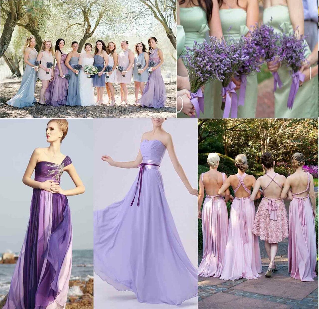 bridesmaid dresses, lavender wedding and purple bridesmaid dresses