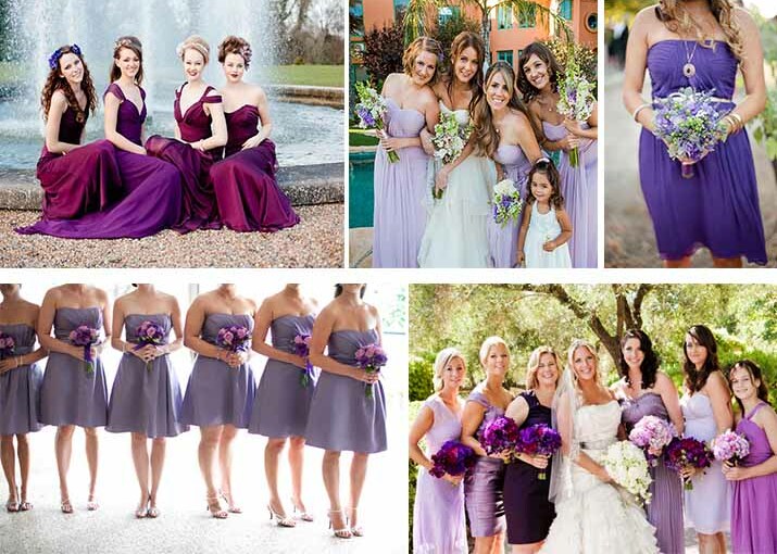 kissprom.co.uk, lavender wedding party and bridesmaid dresses uk