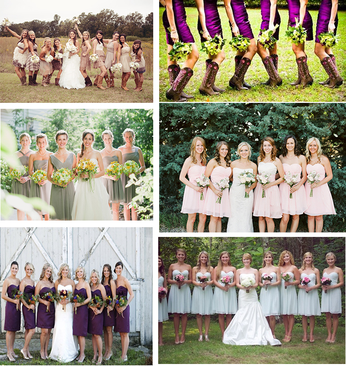 rustic wedding, kissprom.co.uk and rustic bridesmaid dresses