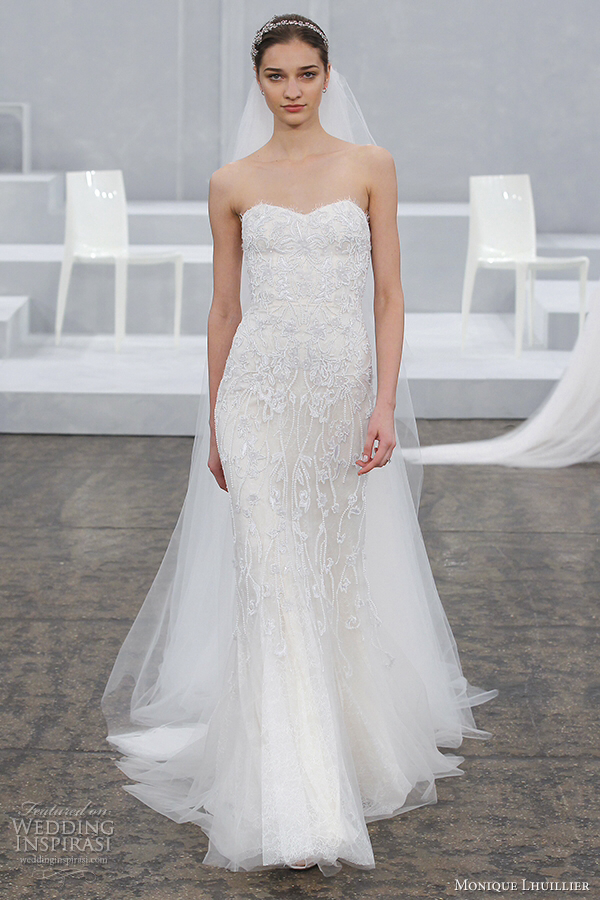 bridal, white, Monique Lhuillier and Couture
