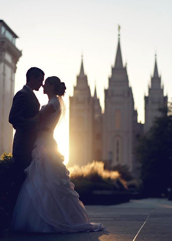 love, bride & groom, groom and white dress
