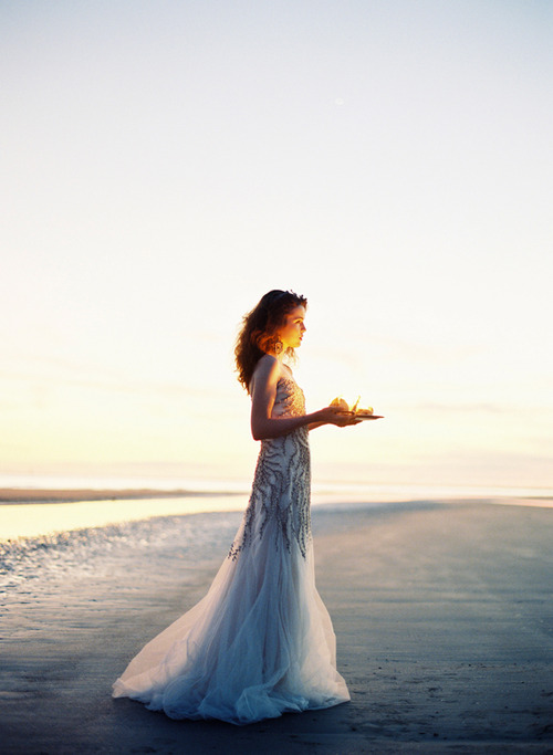 beach, dress, dresses and white