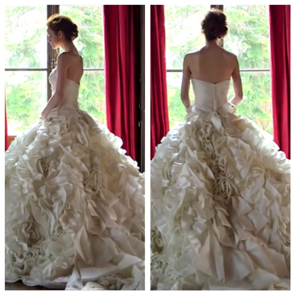 Queen, red heads, book and wedding dress