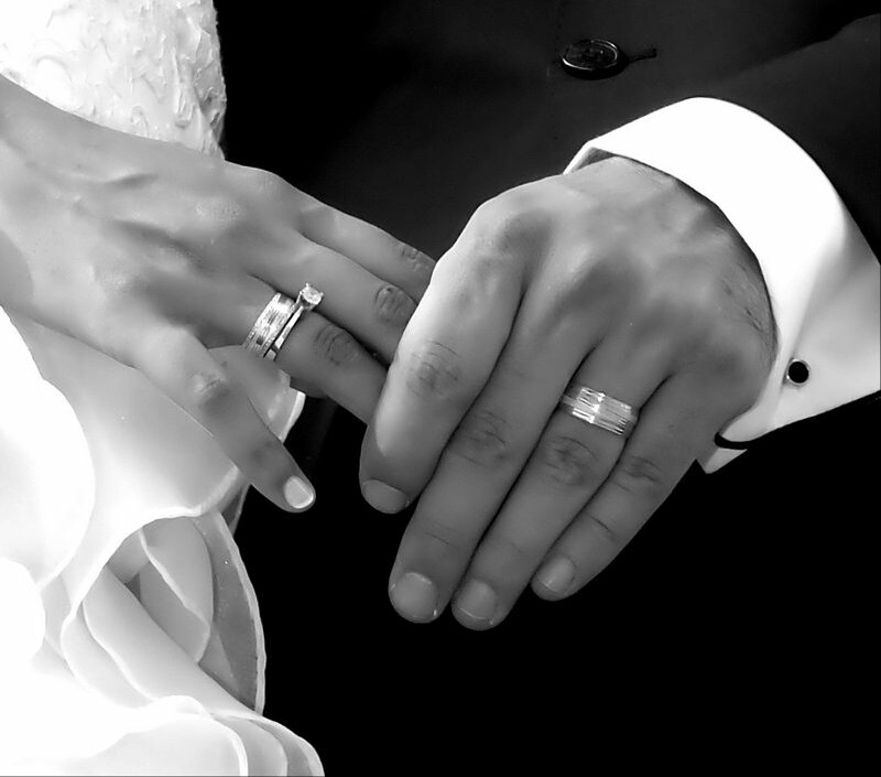 cute, happy, bride and love
