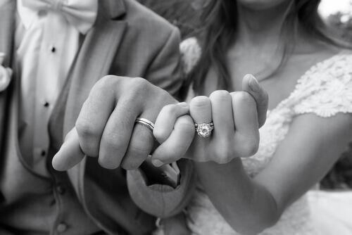 husband, rings and diamond