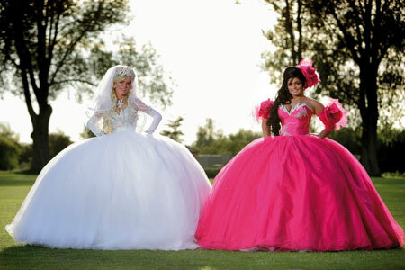 white, pink and girly