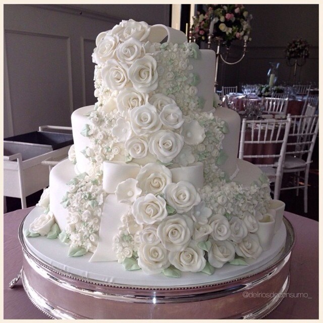 bridecake, flowers, beautiful and details
