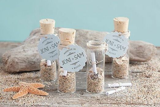 beach, diy and favors