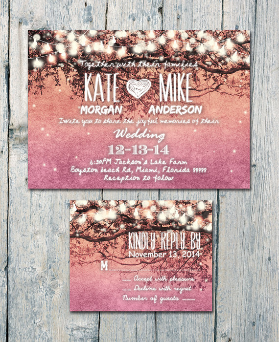 outdoor, etsy, invitation and blush