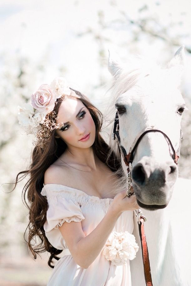 bridal, boda, cute and horse