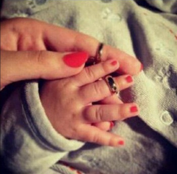 cute, mum and baby girl