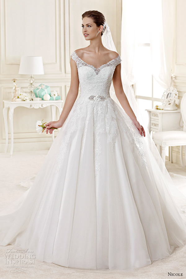 wedding dress and Nicole