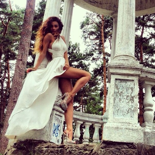 dress, high-heels, girl and beautiful