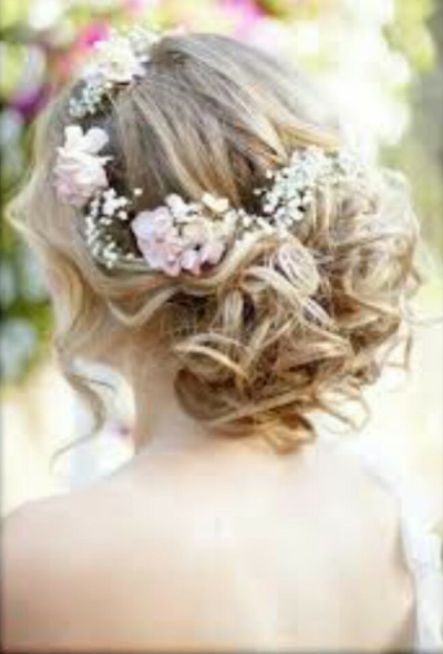 flowers, beautufil, curly and up do