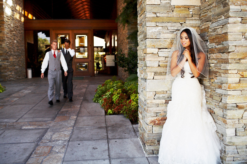 groom, happy, surprise and dress