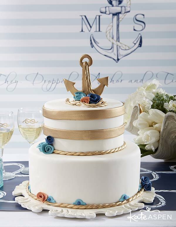 nautical, nautical rope, placecardholders and favors