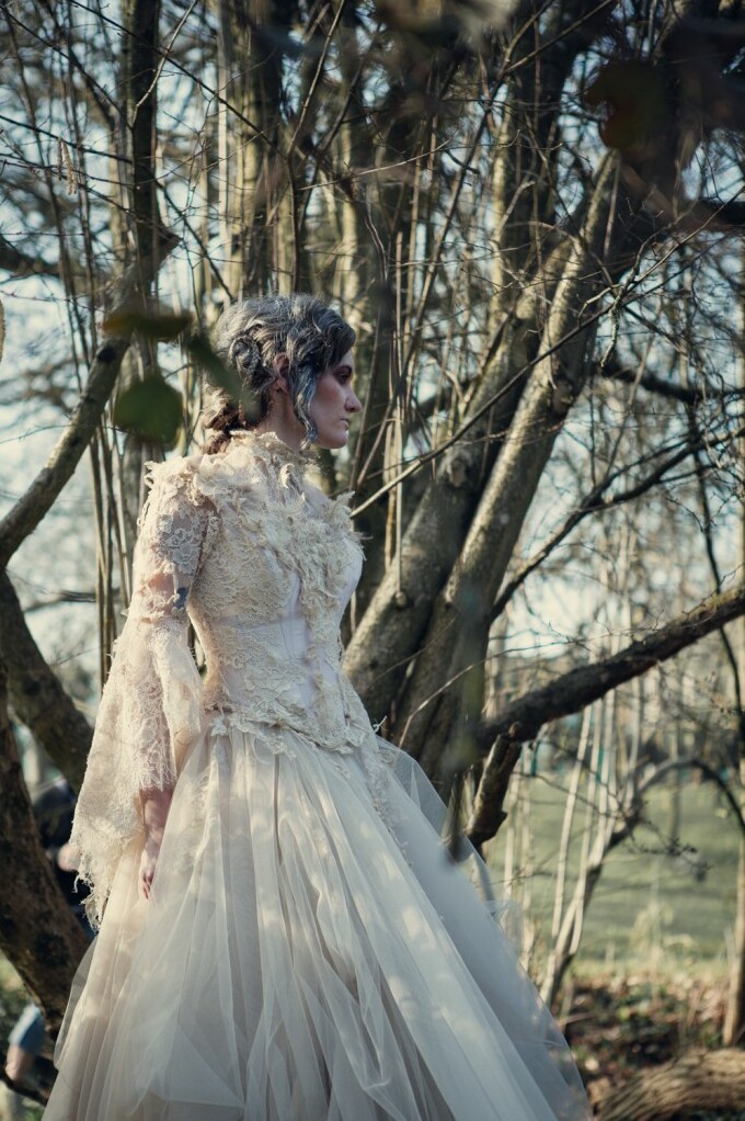 victorian, ripped, gown and dress