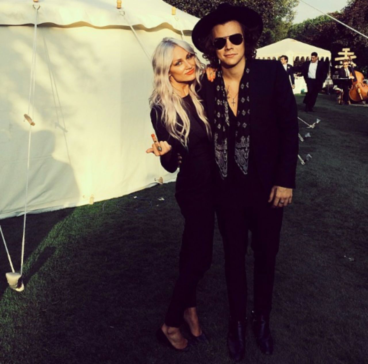 one direction, lou teasdale, Harry Styles and tommo