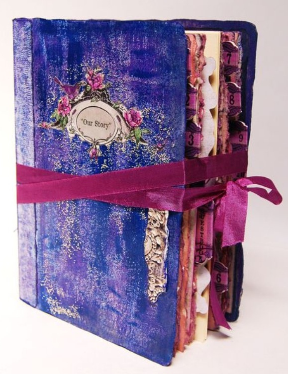 scrapbook, fairy tale, photo album and guest book