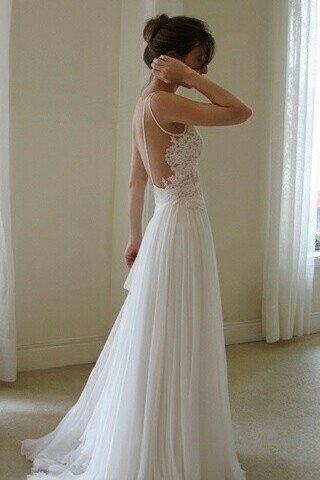 wedding dress, dress and beautiful